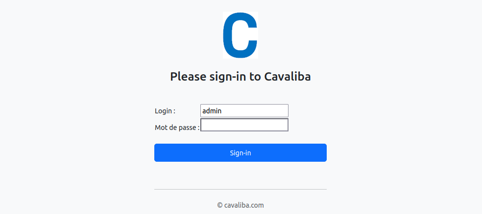 Cavaliba Sign In